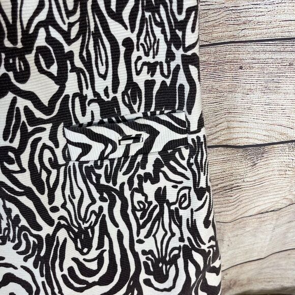 Lily Pulitzer Cameo Layton Brown/White Zebra Print Dress Sz XS - Picture 10 of 10